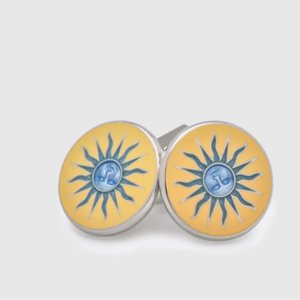 Codis Maya Sun Cufflinks